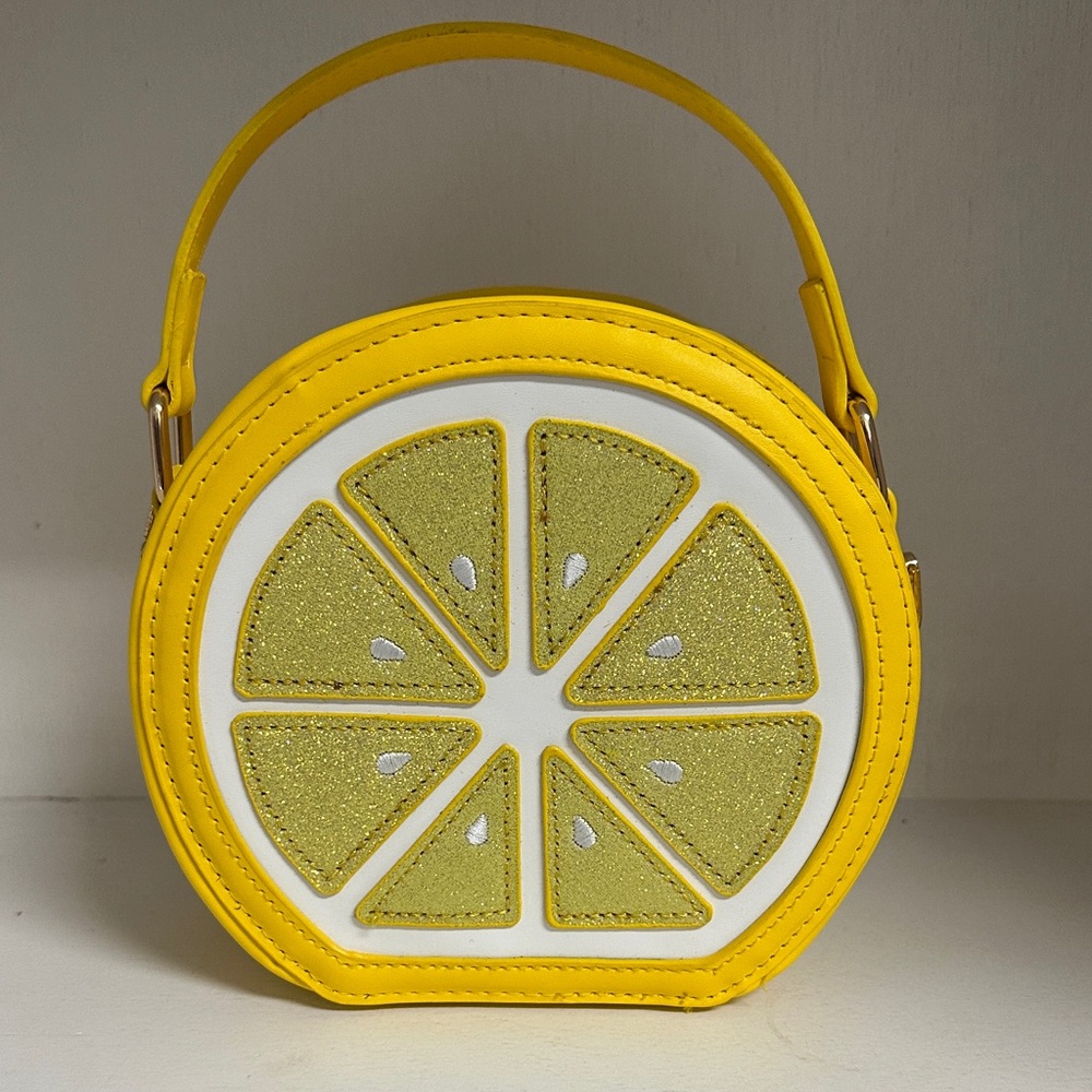 Yellow Lemon Slice Mini Bag - Picture 2 of 6